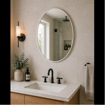 Origins Living City Round Bathroom Mirrors