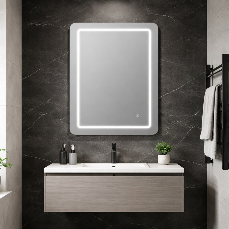 Sunshine 500x700mm Rectangle Front-Lit LED Mirror