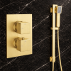 Cosmic Square Shower Valve & Kit Pack 2 - Brushed Brass Cosmic Square Shower Valve & Kit Pack 2 - Brushed Brass