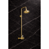 Berwick Concentric Single Outlet Shower Valve & Overhead Kit Pack 2 - Brushed Brass Berwick Concentric Single Outlet Shower Valve & Overhead Kit Pack 2 - Brushed Brass