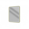 Kota 600mm Rectangle Front-Lit LED Mirror - Brushed Bronze