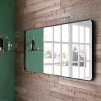 Origins Living City Rectangular Mirror 150 Black - 150x50cm B375615