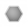Togo 785x693mm Hexagonal LED Mirror
