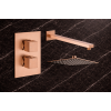 Cosmic Square Shower Valve & Kit Pack 1 - Brushed Bronze