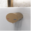 Bath Overflow Filler w/Integrated Valve - Brushed Bronze