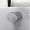 Bath Overflow Filler w/Integrated Valve - Chrome Bath Overflow Filler w/Integrated Valve - Chrome