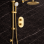 Shower Rail with Round 3 Mode Handset - Brushed Brass
