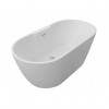 Harlesden Freestanding 1550x745x580mm 0TH Bath - Gloss White