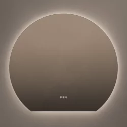 Origins Living Claris Round Cut Mirror 100cm CLR-01D109-03 Illuminated Bathroom Mirror