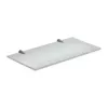 Origins Living Artemis Glass Shelf 30cm - Chrome 2119/30-00