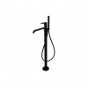 Vema Timea Floor Standing Bath/Shower Mixer - Matt Black