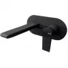 Vema Timea Wall Mounted Basin Mixer - Matt Black