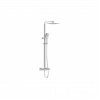 VitrA Aquaheat Bliss S 230 Thermostatic Shower Column - Chrome VitrA Aquaheat Bliss S 230 Thermostatic Shower Column - Chrome