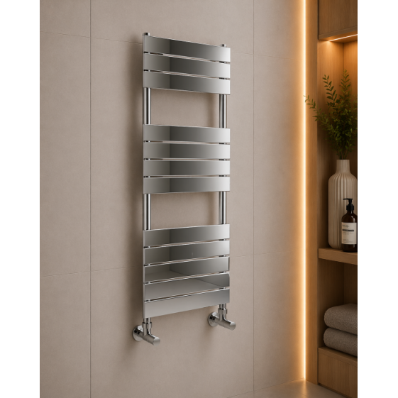 Trend Square Ladder Radiator (500x1200mm) - Chrome