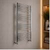 Grada Curved 30mm Ladder Radiator (500x1600x30mm) - Chrome