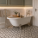 Clevedon Freestanding 1500x750x650mm 2TH Corner Bath w/Feet