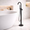 Floor Mounted Bath Mixers DITB1158 Pescara Floor Standing Bath/Shower Mixer - Matt Black