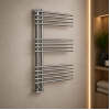 Rhondi Round Ladder Radiator (500x800x50mm) - Chrome