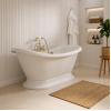 Grace Freestanding 1760x700x720mm 2TH Bath w/Base - White