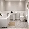 Complete Bathroom Suites DIGSP112 Full Bathroom Suite & Bath with Chrome Finishes Full Bathroom Suite & Bath with Chrome Taps and Wastes