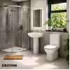 Vista Full Shower Room Suite with 900mm 2 Door Easy-Fit Quadrant & Tray