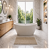 Belmont Freestanding 1700x780x690mm Bath - Latte