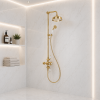 Berwick Thermostatic Shower Kit - Brushed Brass