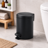 Bathroom Waste Pedal Bins 3309-14 Origins Living Potty Pedal Bin 5L - Black 3309-14