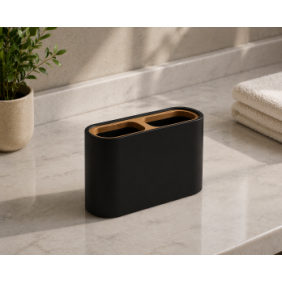 Origins Living Ninfea Tumbler - Black/Bamboo 1398-14