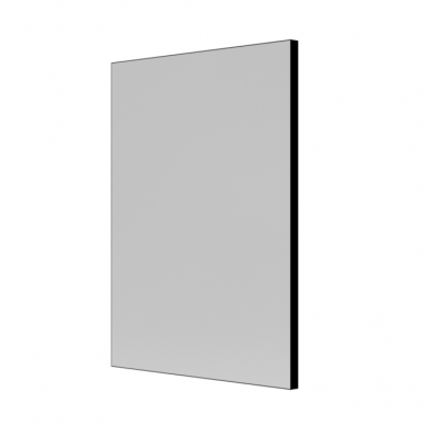 Origins Living Tate Rectangular Mirror 70 Black - 70x90cm B007892