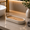 Afrodite Freestanding Accessories 4906-08 Origins Living Afrodite Tray - Warm Grey 4906-08