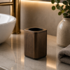 Dafne Freestanding Accessories 3998-30 Origins Living Dafne Tumbler - Dark Bamboo 3998-30