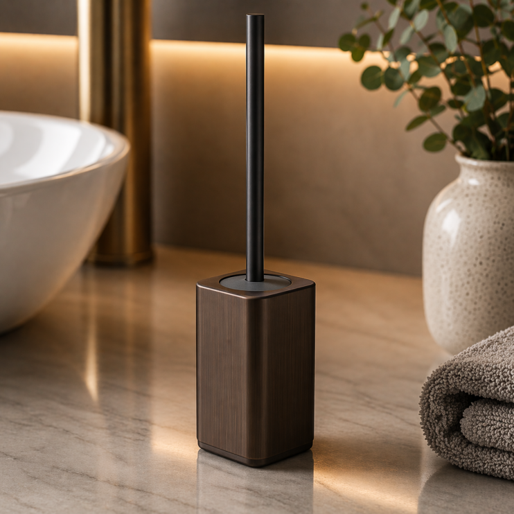 Bathroom Accessories Dafne 3933-30 Origins Living Dafne Toilet Brush - Dark Bamboo 3933-30 Dafne 3933-30 Origins Living Dafne Toilet Brush - Dark Bamboo 3933-30