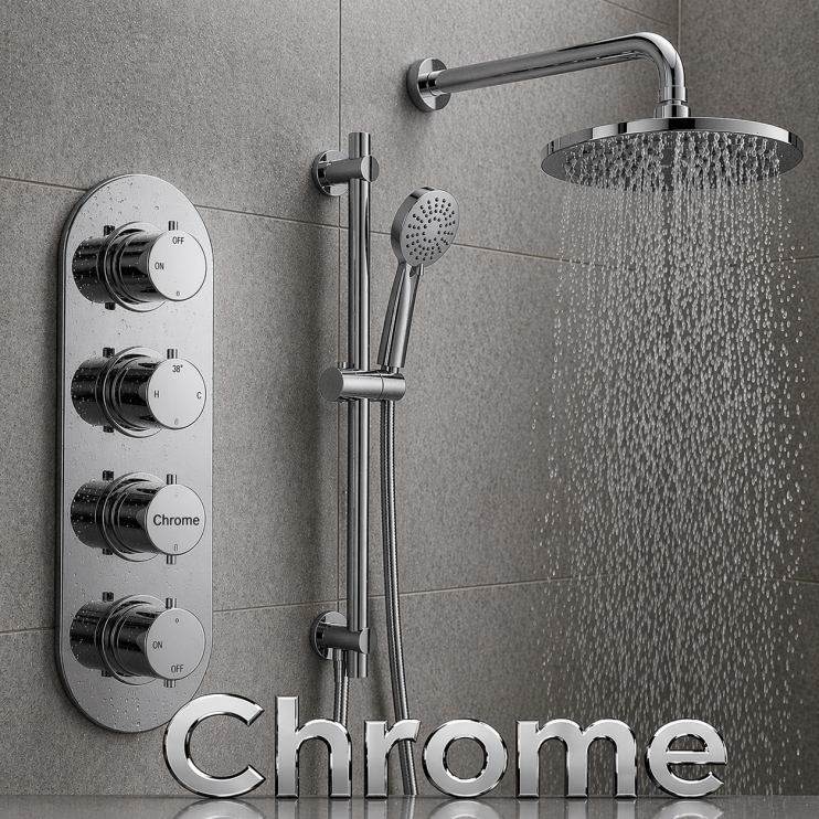 Shower Valve Mixer Packs Chrome