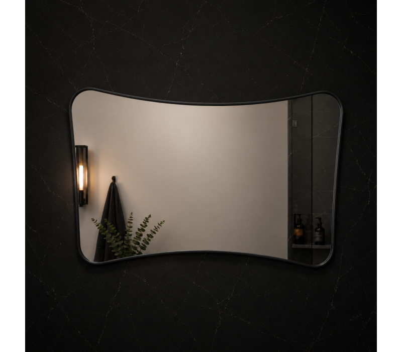 Origins Living Delphine Mirror 120 Black - 120x70cm DEL-001127-BK