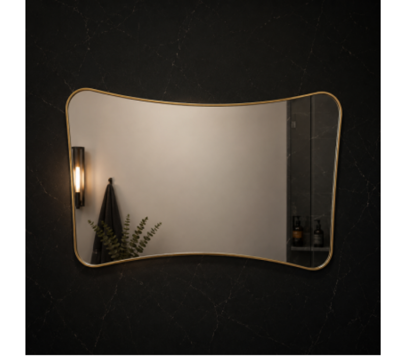 Origins Living Delphine Mirror 120 Brushed Bronze - 120x70cm DEL-001127-BZ