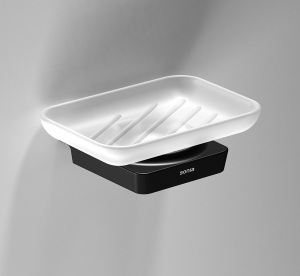 Origins Living S Cube 169931 Origins Living S Cube/S6 Soap Dish - Black 169931