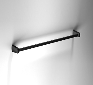Towel Rails in Black 166411 Origins Living S6 Black Towel Rail 56cm - Black 166411