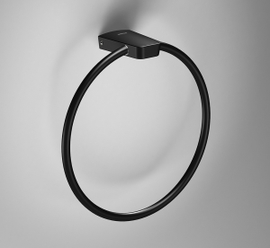 Towel Rings 168224 Origins Living S6 Black Towel Ring - Black 168224
