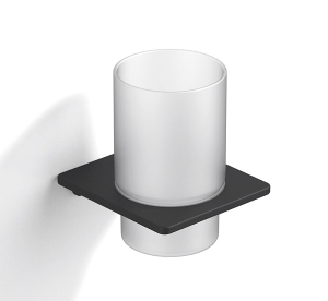 Bathroom Tumblers 185863 Origins Living S6 Tumbler Holder - Black 185863