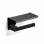 Origins Living S Cube Toilet Roll Holder with Shelf - Black 176373 Bathroom Wall Accessories