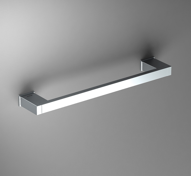 Towel Rails in Chrome 166770 Origins Living S Cube Towel Rail 35cm - Chrome 166770