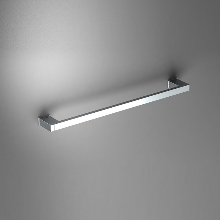 Origins Living S Cube Towel Rail 50cm - Chrome 166794 Bathroom Wall Accessories