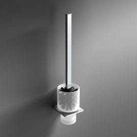 Origins Living S Cube WC Brush Set - Chrome 166855