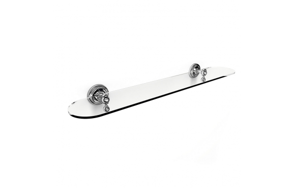 Origins Living Albany Glass Shelf - Chrome ALB-120060-CH