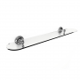 Origins Living Albany Glass Shelf - Chrome ALB-120060-CH Bathroom Wall Fitting