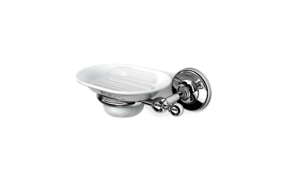 Origins Living Albany Soap Dish - Chrome/White ALB-112001-CH
