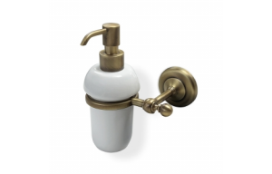 Origins Living Albany Soap Dispenser - Aged Brass/White ALB-113001-AB