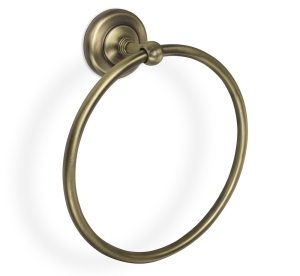 Towel Rings ALB-114020-AB Origins Living Albany Towel Ring - Aged Brass ALB-114020-AB
