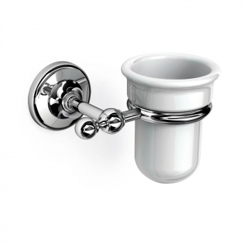 Origins Living Albany Tumbler Holder - Chrome/White ALB-111001-CH Bathroom Wall Fitting Origins Living Albany Tumbler Holder - Chrome/White ALB-111001-CH Bathroom Wall Fitting